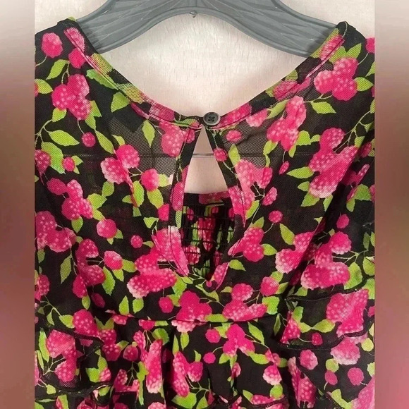 ModCloth Jam Packed on the Prairie Raspberry Dress - Picture 4 of 9